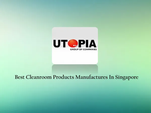 Cleanroom Products Suppliers