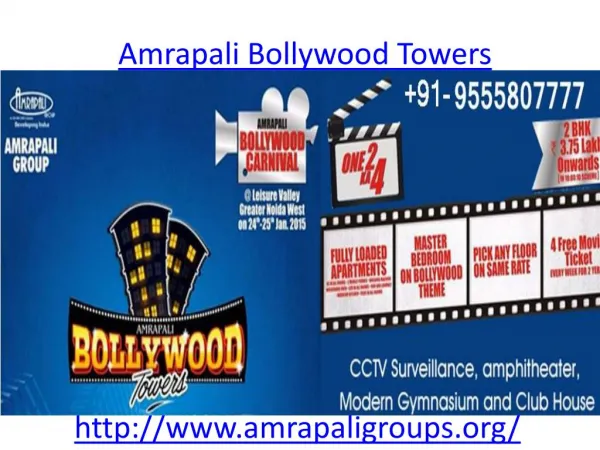 Amrapali Bollywood Towers in Greater Noida West