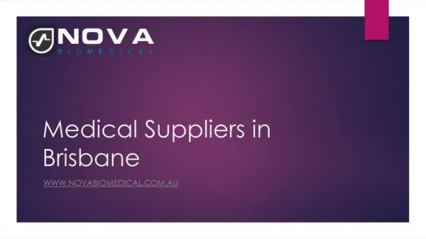 Medical Suppliers in Brisbane