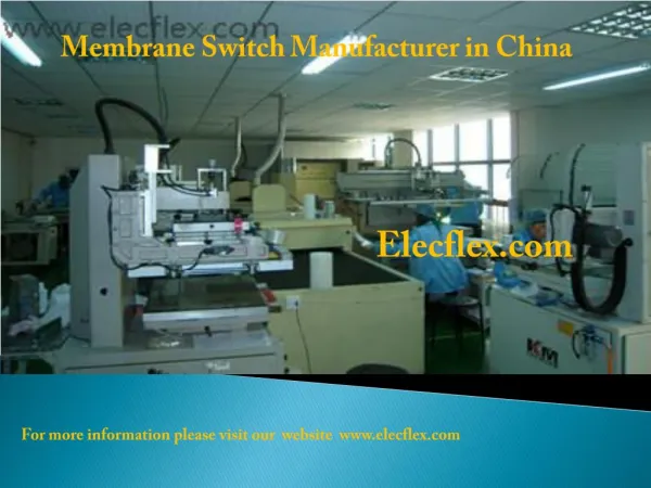 Membrane switch manufacturer in china