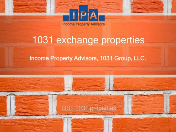 1031 properties