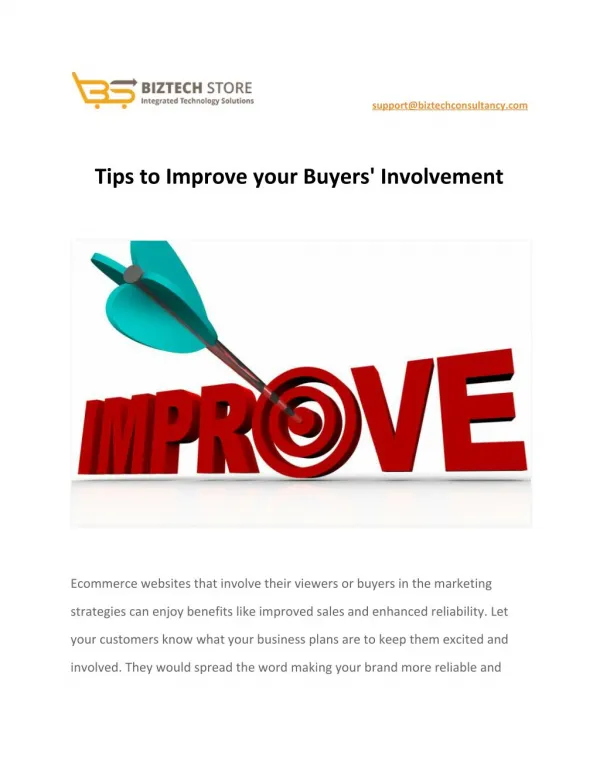 Tips to Improve your Buyers' Involvement