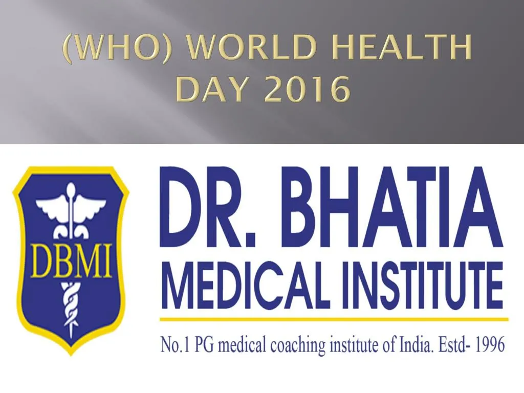 who world health day 2016