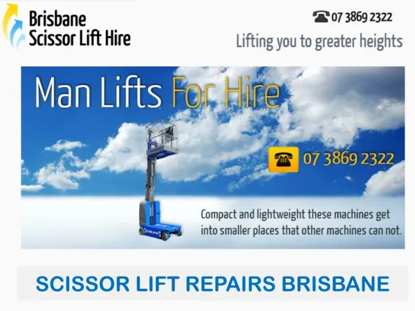 SCISSOR LIFT REPAIRS BRISBANE - Brisbane Scissor Lift Hire