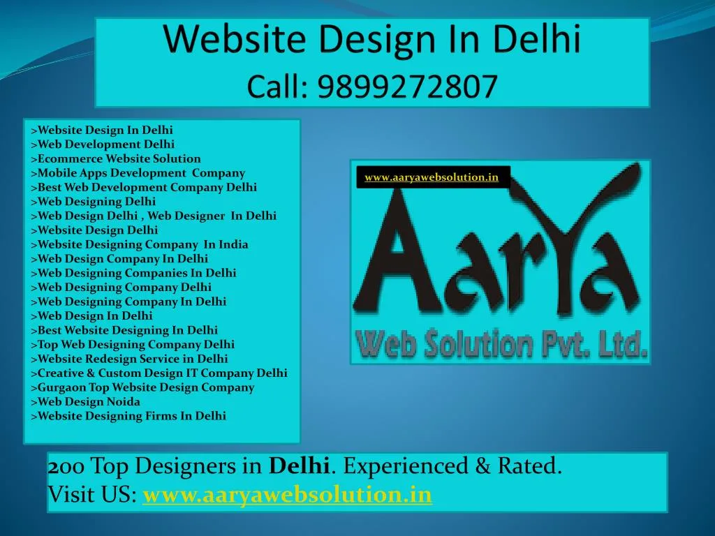 website design in delhi call 9899272807