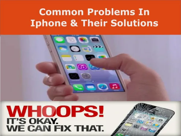 Common I Phone Problems and Solutions