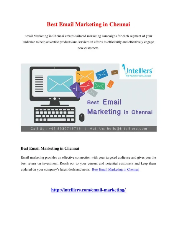 Best Email Marketing in Chennai