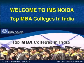 Top MBA Colleges In India - slide 1