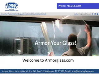 Window security film - slide 1