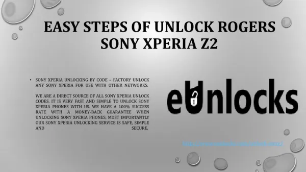Easy Steps of Unlock Rogers Sony Xperia Z2