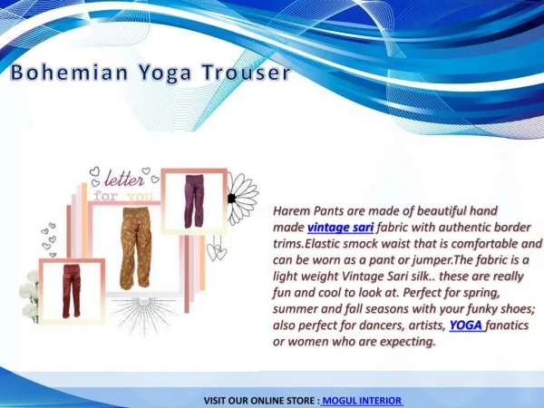 Bohemian Yoga Trouser