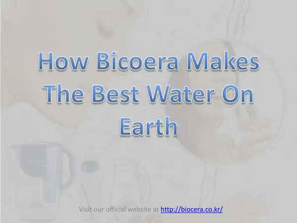How Bicoera Makes The Best Water On Earth