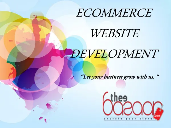 Theebazzar – Leading eCommarce web site development company