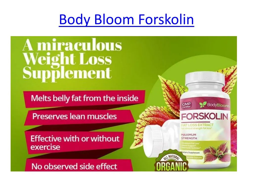 body bloom forskolin