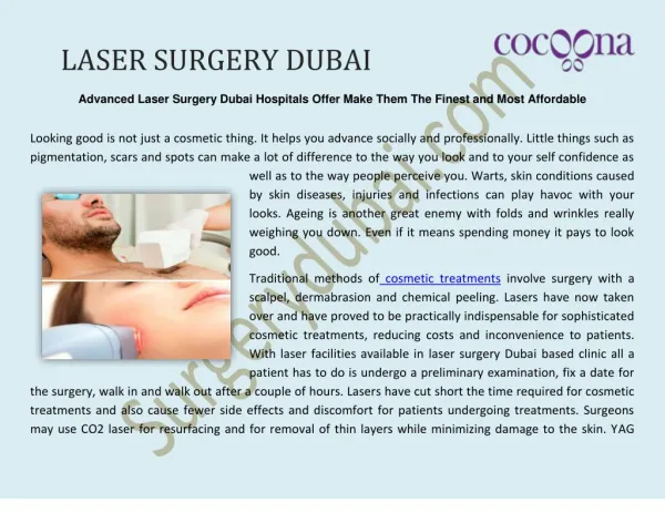 Laser Surgery Dubai