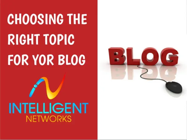Topic for Your Blog: Intelligent-networks.com