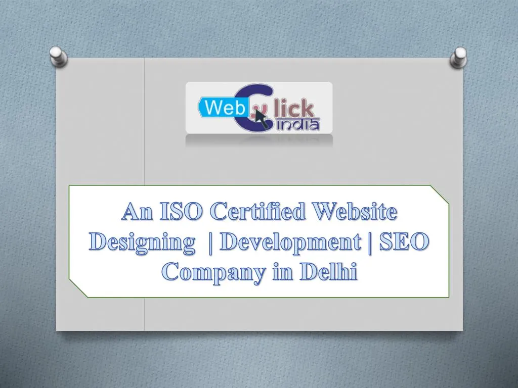 an iso certified website designing development seo company in delhi