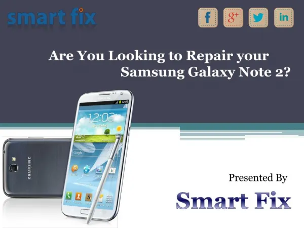 Samsung Galaxy Note 2 Repair Las Vegas