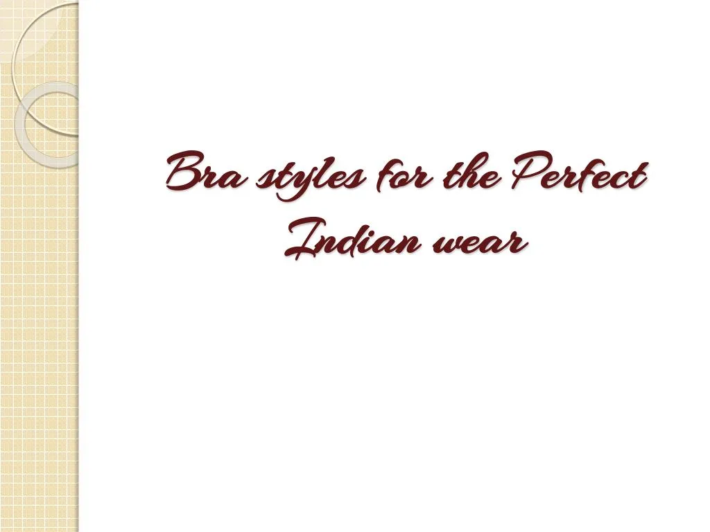 bra styles for the perfect indian wear