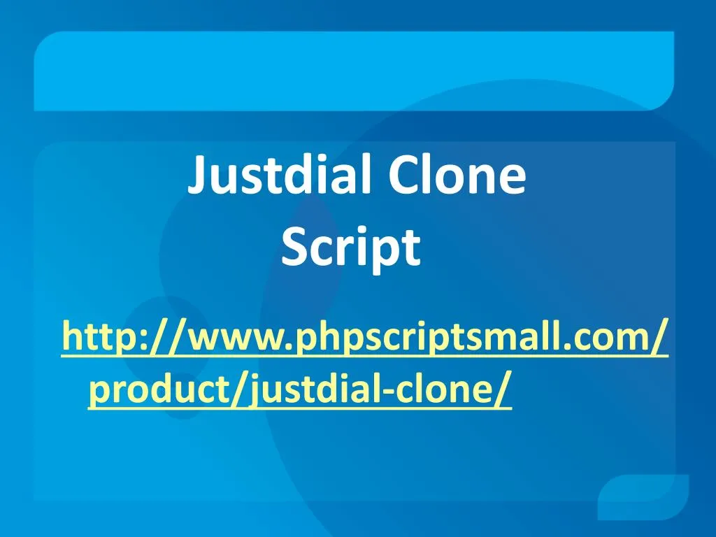 justdial clone script