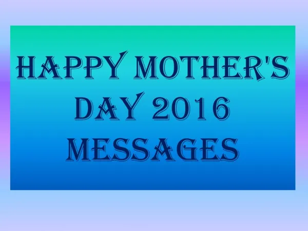 Happy mothers day Whatsapp status
