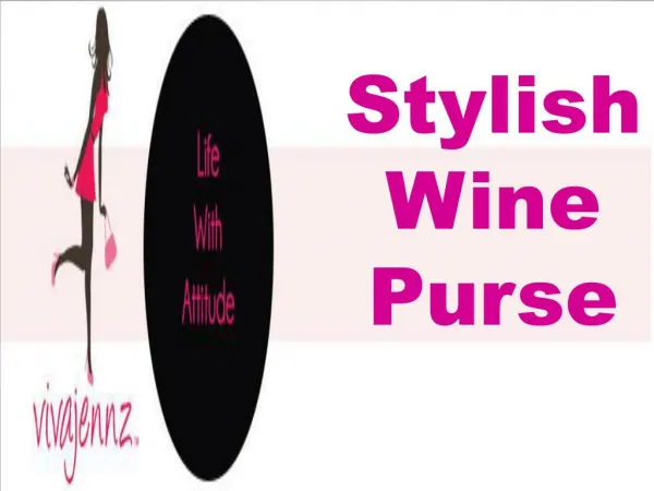 Stylish Wine Purse