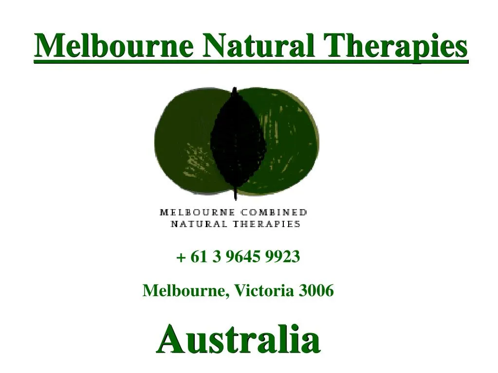 melbourne natural therapies