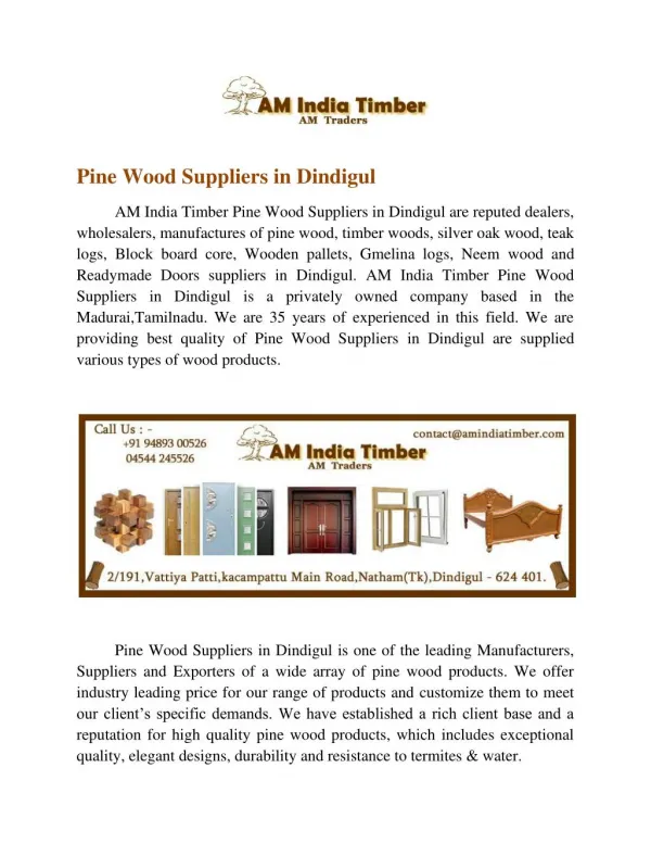 Pine Wood Suppliers In Dindigul | Pine Wood Suppliers In Madurai | Pine Wood Suppliers | Pine Wood Dealers In Dindigul