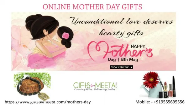 Buy Online Mother Day Gift from GiftsbyMeeta
