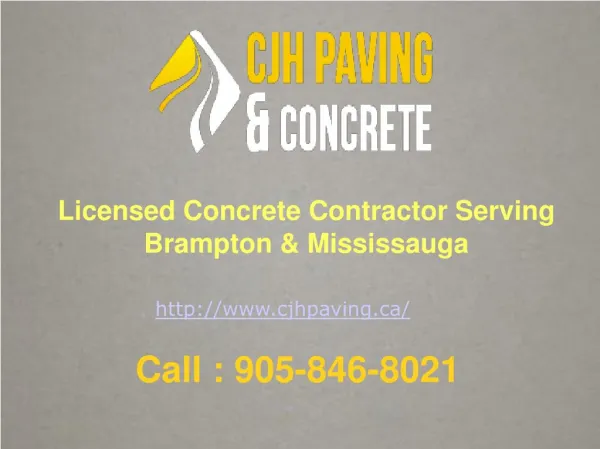 Driveway Paving & Concrete Contractors Brampton & Mississauga