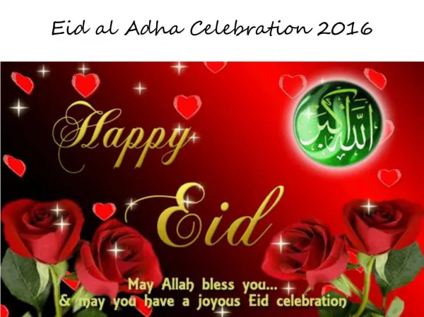 Eid al Adha Festival 2016