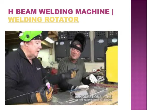 H Beam Welding Machine | Welding Rotator