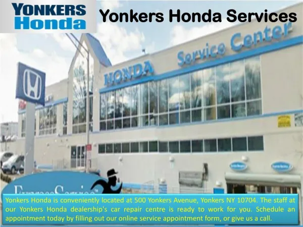 Reliable Honda Service in Yonkers