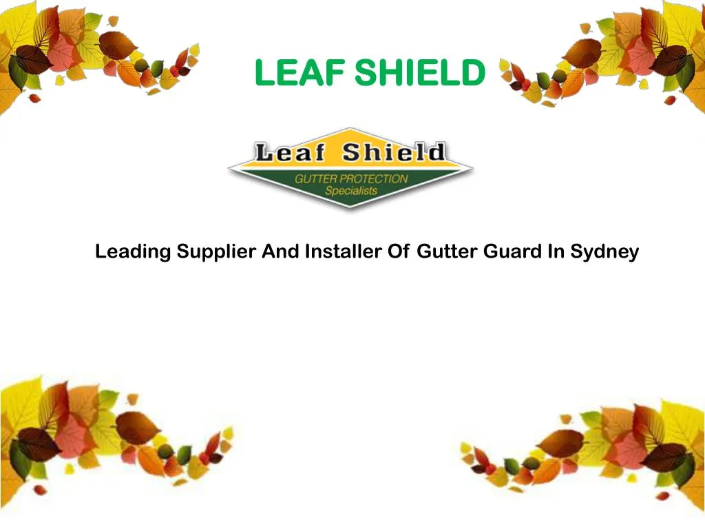 leading supplier and installer of gutter guard in sydney