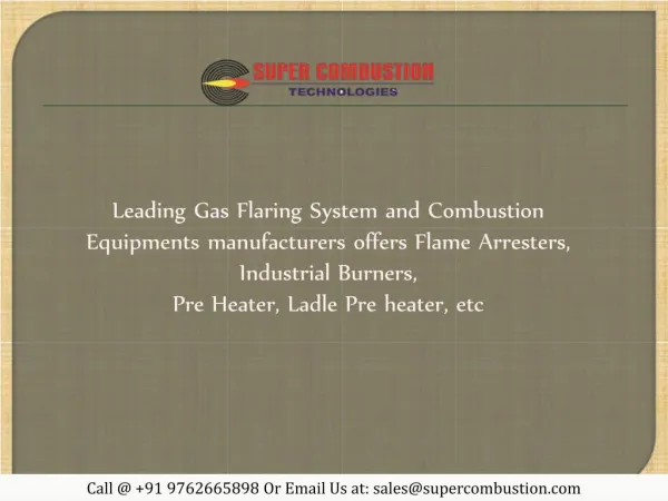 Gas Flaring System Manufacturers