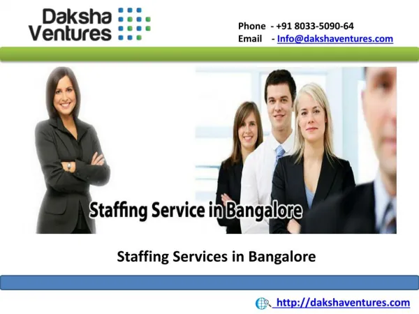 Staffing Services in Bangalore