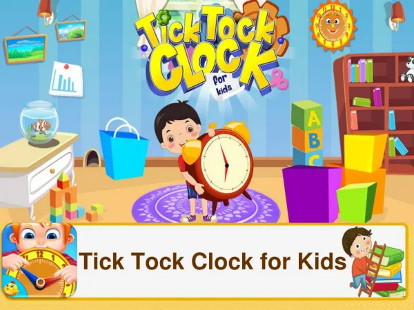 Tick Tock Clock for Kids