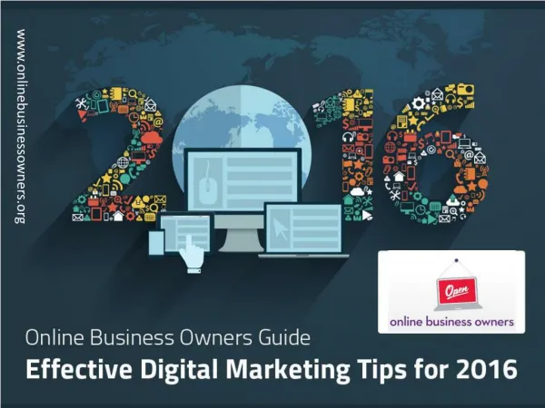 Digital Marketing Tips for 2016 - Read This Guide!