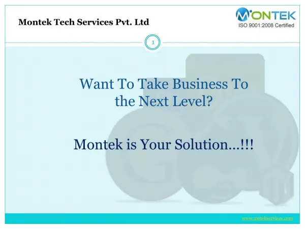 Web Development Company in Pune - Montek Services