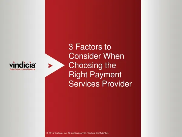 3 Factors to Consider When Choosing the Right Payment Services Provider