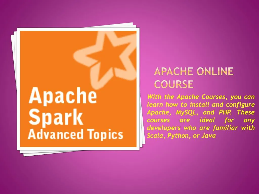 apache online course