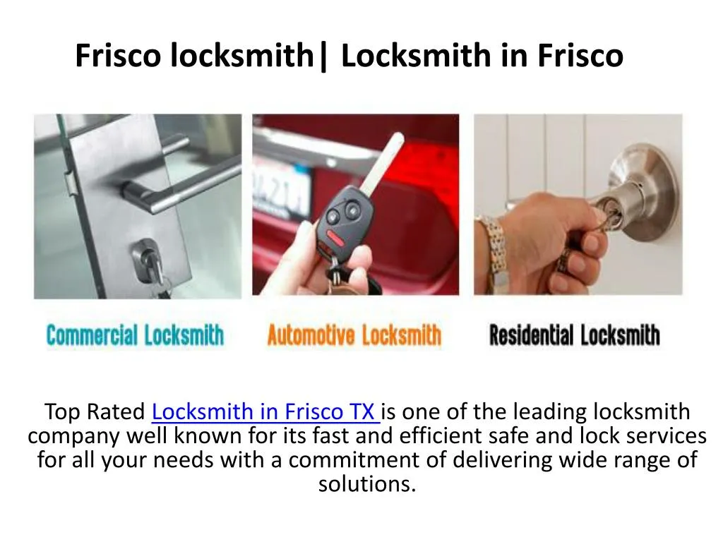 frisco locksmith locksmith in frisco