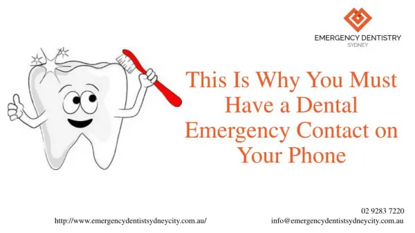 This Is Why You Must Have a Dental Emergency Contact on Your Phone