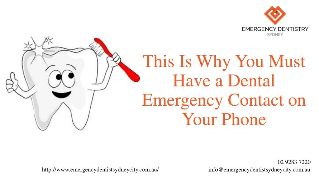 this is why you must have a dental emergency contact on your phone