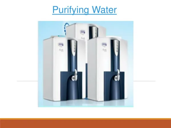 Water Purifier Companies In India
