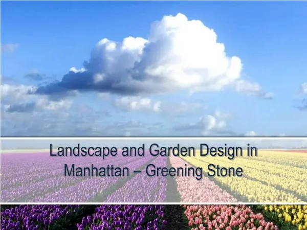 Landscape and Garden Design in Manhattan – Greening Stone