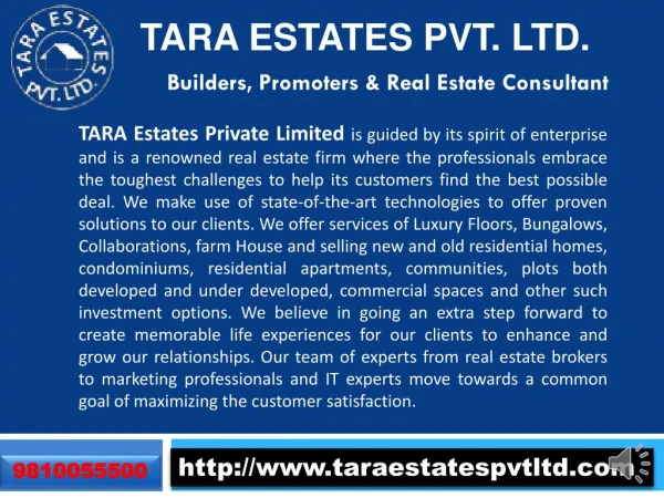 Real Estate Consultant in Delhi- 9810055500