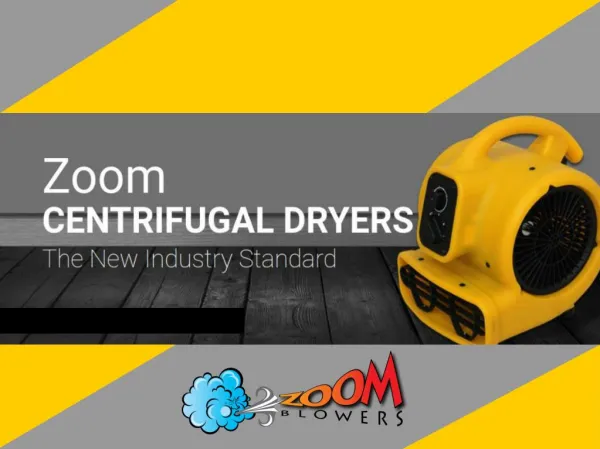 Zoom Floor Dryers & Carpet Dryers - The New Industry Standard - Zoom Blowers