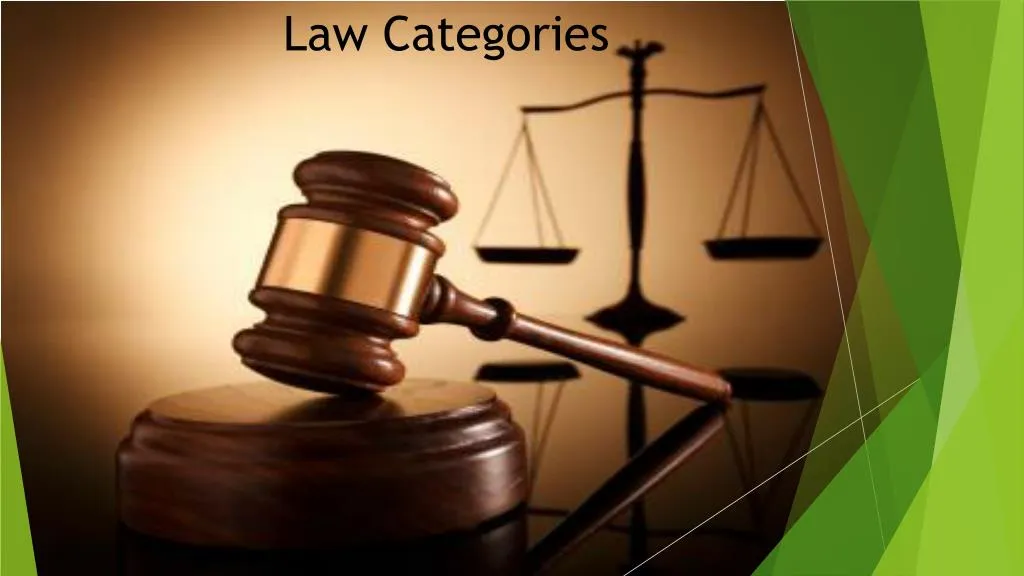 law categories