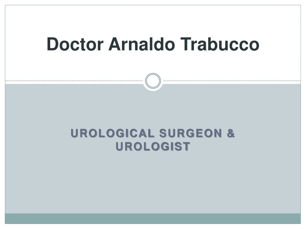 doctor arnaldo trabucco